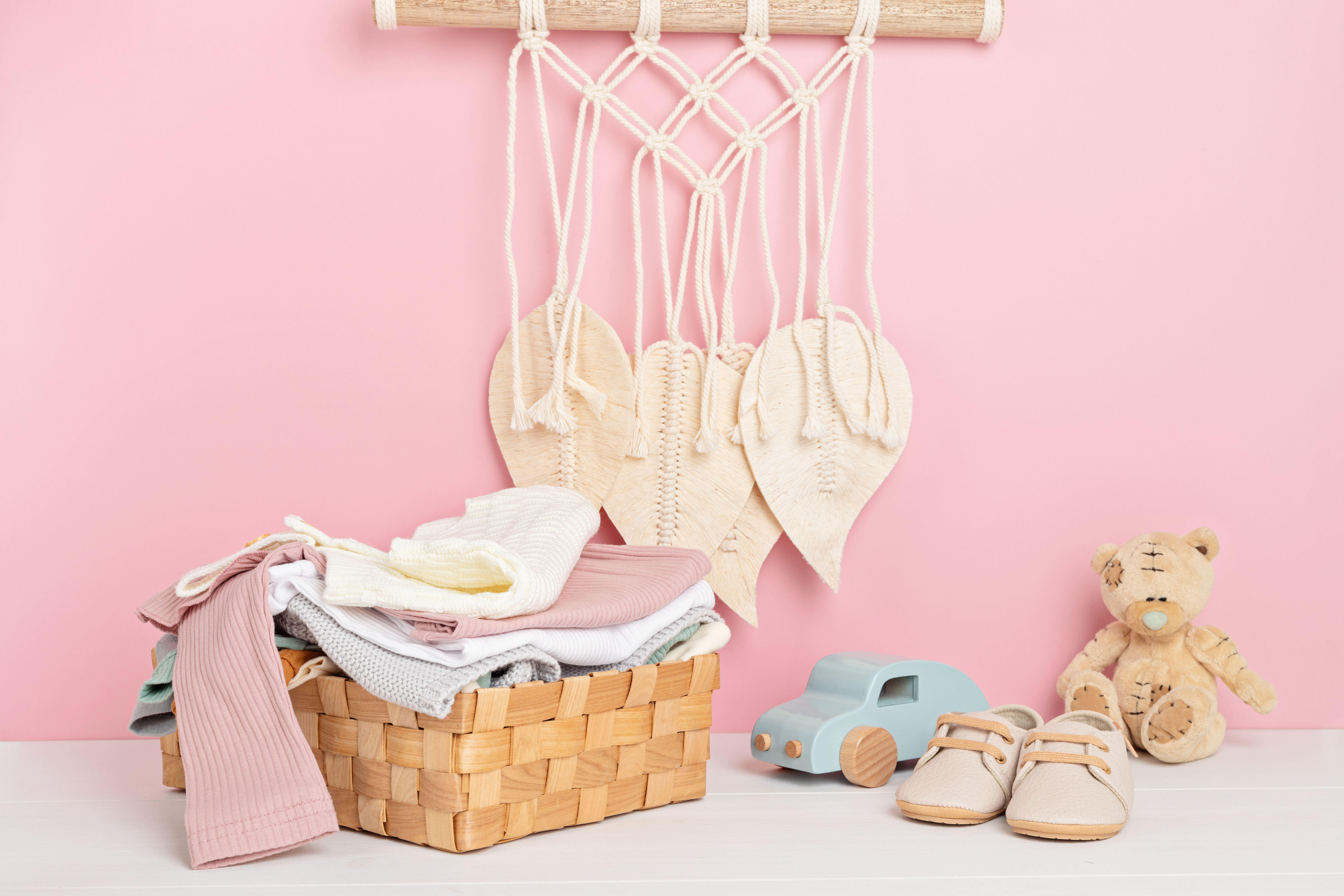 Kids clothing basket